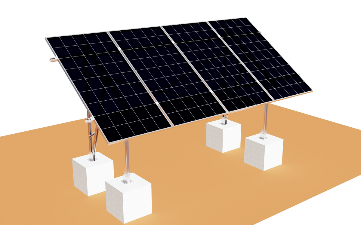 4 Solar Panel Ground Mount System | Ground Mount System – Volts energies