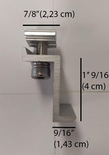 Elios Solar End Clamp Anodized Aluminum 40mm