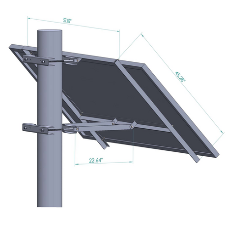 Elios Koala M1 | 1 Solar Panel Mounting Bracket | Mounting Bracket System