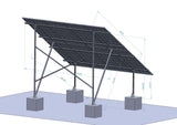 Ground Mount System For 8 Solar Panel | Volts Energies Ground Mounting System | ELIOS Terra G8