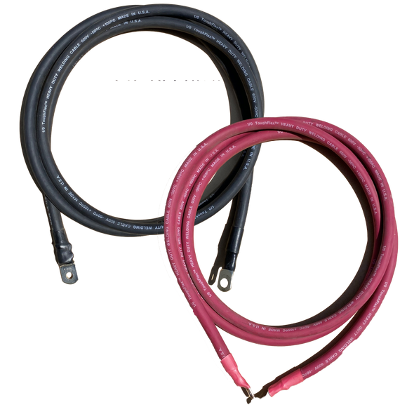 Câbles d'onduleur et d'onduleur/chargeur à usage intensif (Paire)