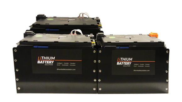 Lithium Battery Solution | 3X LBS 271 (LiFePO4) | Commercial Industrial battery Lithium-ion | with External BMS