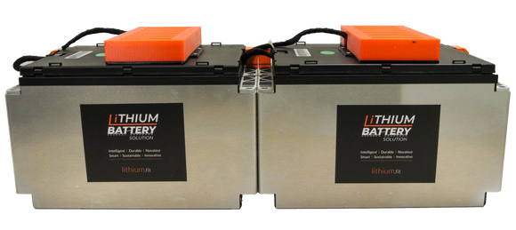 Lithium Battery Solution | 2X LBS 200 (LiFePO4) | Commercial Industrial battery Lithium-ion | with External BMS