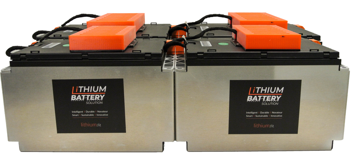 Lithium Battery Solution | 4X LBS 200 (LiFePO4) | Commercial Industrial battery Lithium-ion | with External BMS