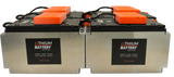 Lithium Battery Solution | 4X LBS 200 (LiFePO4) | Commercial Industrial battery Lithium-ion | with External BMS