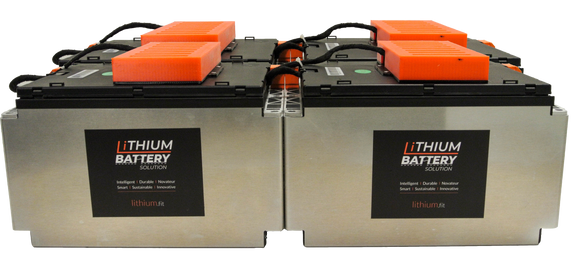 Lithium Battery Solution | 4X LBS 200 (LiFePO4) | Commercial Industrial battery Lithium-ion | with External BMS