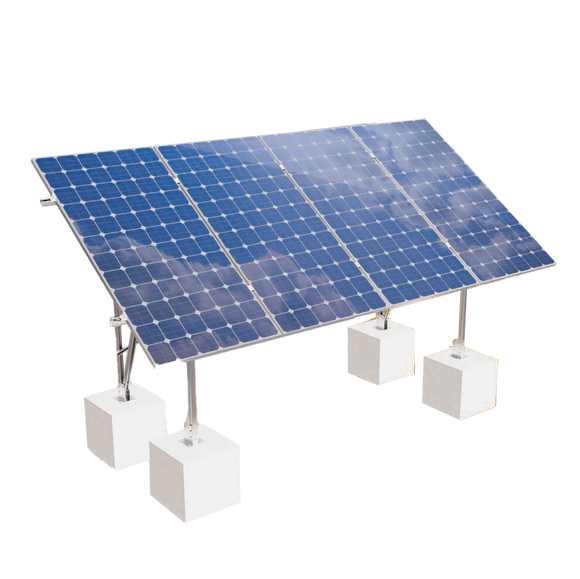 Elios Terra G4 | Système de Montage au Sol pour 4 Panneaux Solaires