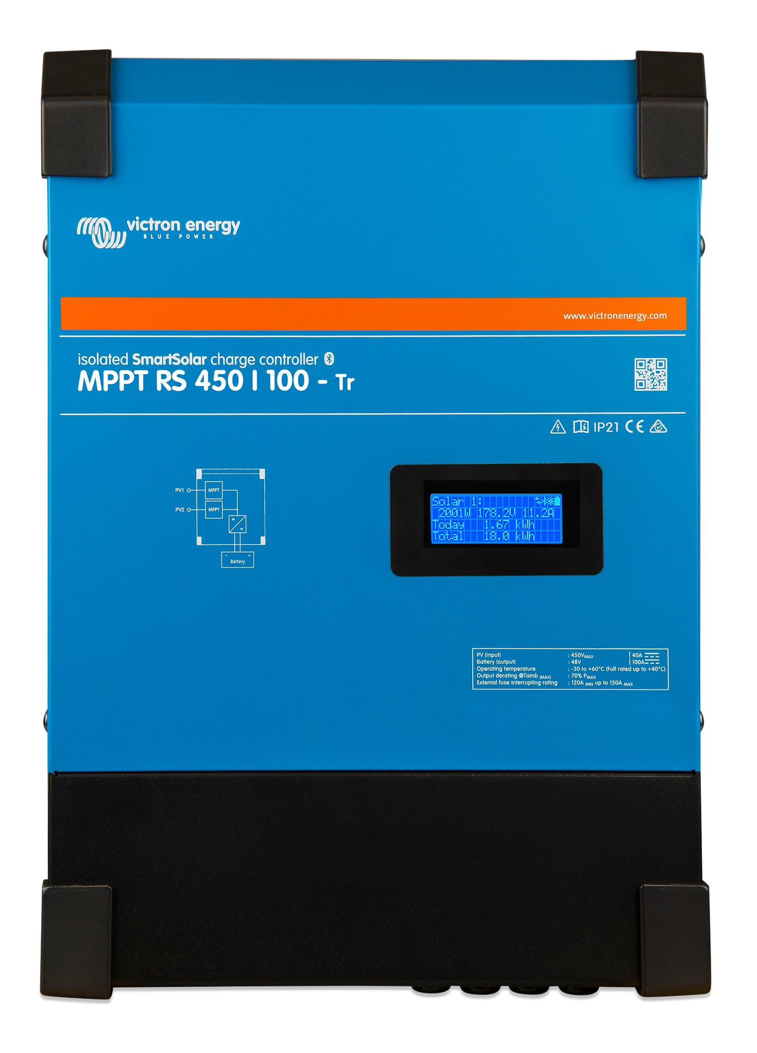 Victron Energy SmartSolar MPPT RS 450/100-Tr solar charge