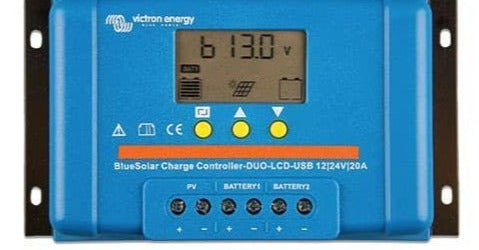 Victron Energy BlueSolar PWM DUO 12/24V-20A with LCD $ USB | SCC010020060