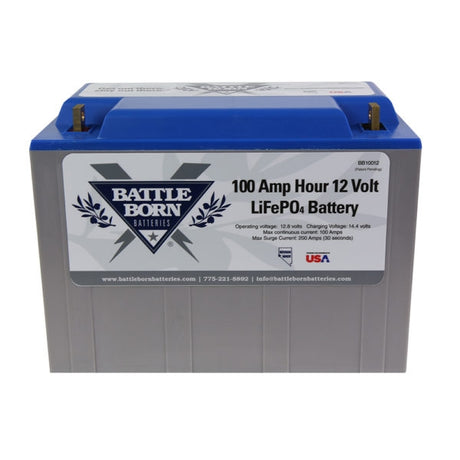Battleborn 100Ah 12V LiFePO4 Deep Cycle Battery | Price Valid While Supplies Last