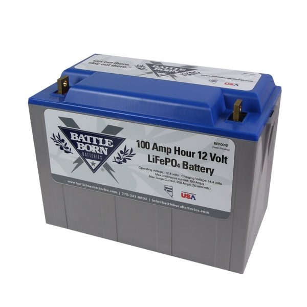Battleborn 100Ah 12V LiFePO4 Deep Cycle Battery | Price Valid While Supplies Last