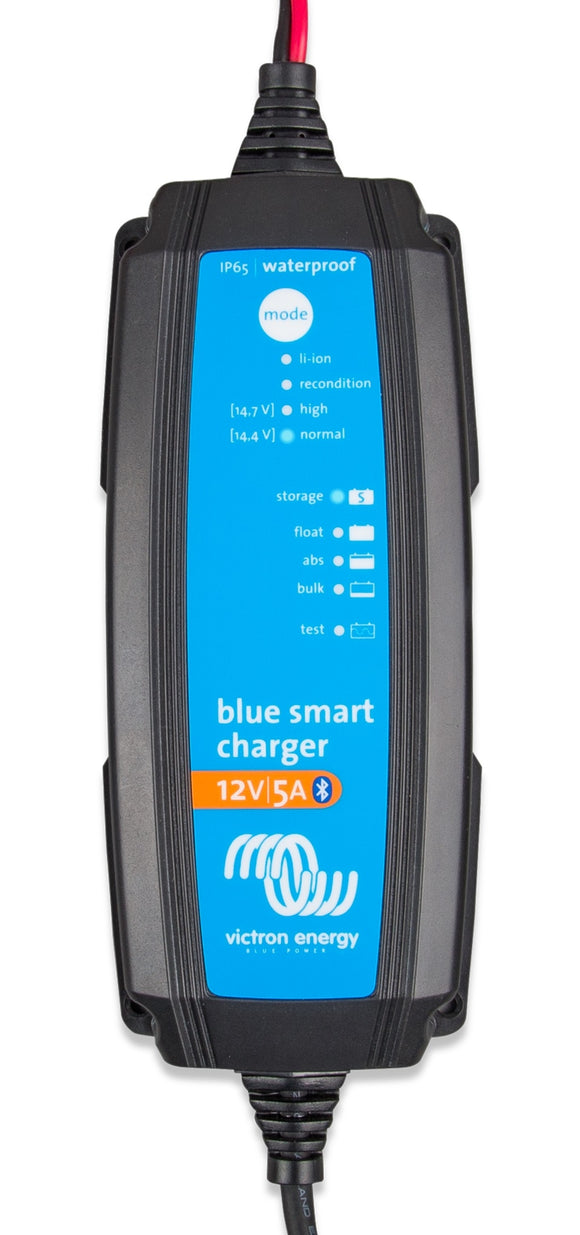 Victron Energy Blue Smart IP65 Charger 12/5(1) 120V NEMA 5-15P Retail | BPC120531104R