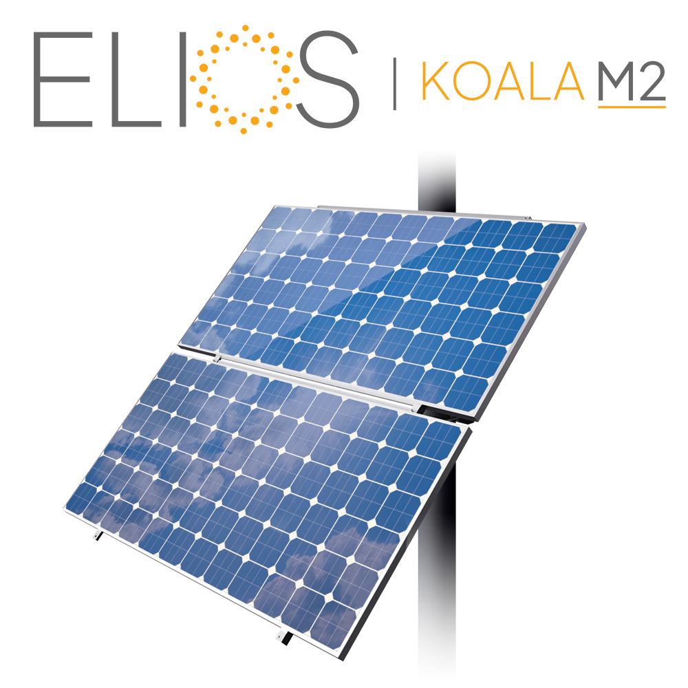 Elios Koala M2 | 2 Solar Panels Mounting Bracket | Mounting Bracket System