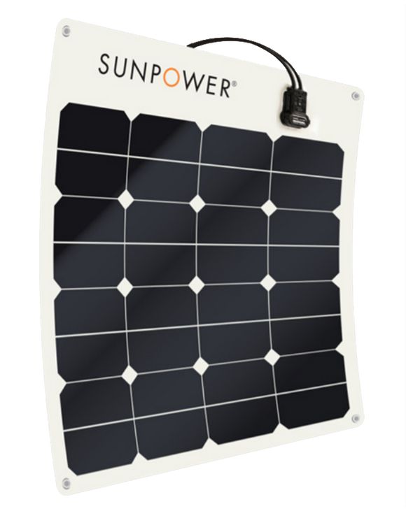 SunPower - Panneau Solaire Semi-Flexible 50W