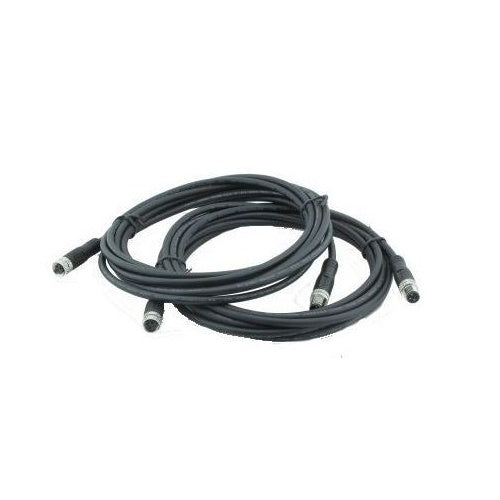 Connecteur circulaire M8 Câble 3 pôles Mâle / Femelle 1m (sachet de 2)